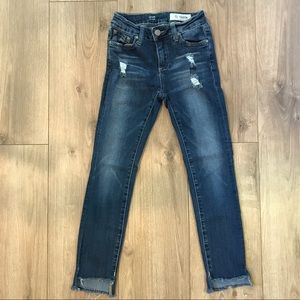 AG Girls The Kate Step Hem Distressed Jeans